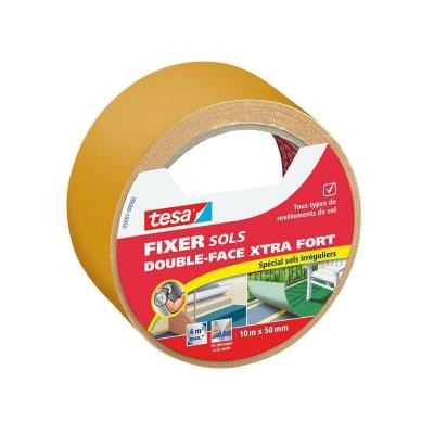 Fixer sols double face adh&eacute;sion extraforte 10m x 50mm - Tesa