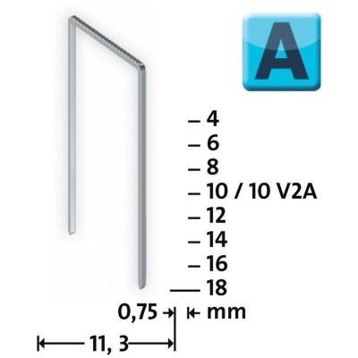 Steinel 042-0517 Carton de 5000 Agrafes fines 53/8 Renforc&eacute;es Rouge