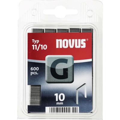 Agrafes &agrave; fil plat - type 11 600 pc(s) Novus G11/10