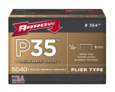 Agrafes p35 d&eacute;signation bo&icirc;te de 5000 agrafes longueur pattes 6 mm