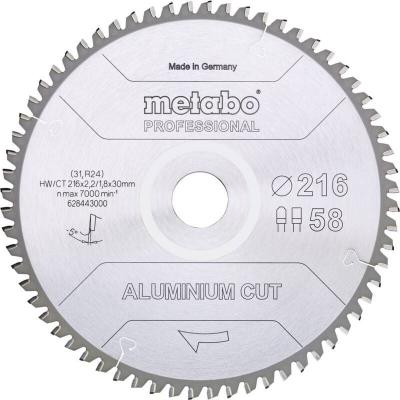 ALUMINIUM CUT PROFESSIONAL 628288000 Lame de scie circulaire 160 x 20 x 1.2 mm Nombre de dents: 48