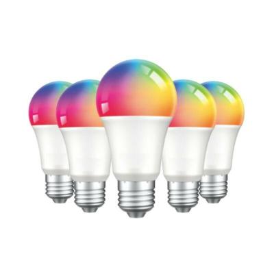 Ampoule LED Connect&eacute;e WiFi E27 4.5W G45 RGBW (Lot de 5) - SILAMP