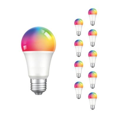 Ampoule LED Connect&eacute;e WiFi E27 4.5W G45 RGBW (Pack de 10) - SILAMP