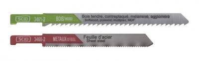 Assortiment 2 lame scie sauteuse bois m&eacute;tal accroche pour Peugeot SCID