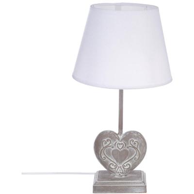 Atmosphera - Lampe Prati - bois H49 cm cr&eacute;ateur d'int&eacute;rieur - Taupe