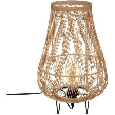 Lampe &agrave; poser en rotin H44 Daria Atmosphera - Naturel