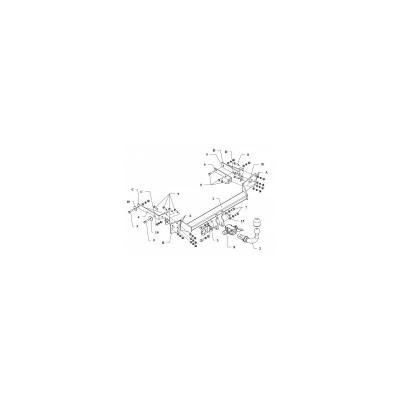 Attelage Renault Clio 2 (02/98-05/01) RDSOH + faisceau universel 7 broches