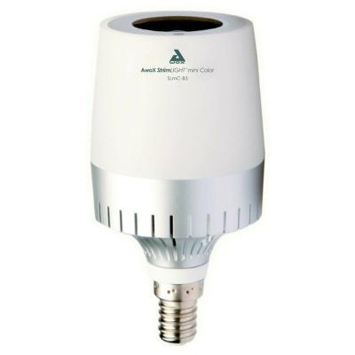 AwoX StriimLIGHT Mini Color - Enceinte sans fil Bluetooth - Argent