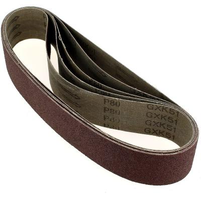 Bandes abrasives 50x686 par 5 pour Ponceuse Parkside - 3665392045991