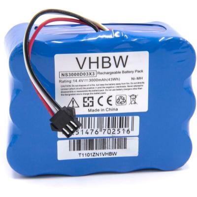 Batterie compatible avec H.Koenig SWR22 robot &eacute;lectrom&eacute;nager bleu (3000mAh, 14,4V, NiMH) - Vhbw