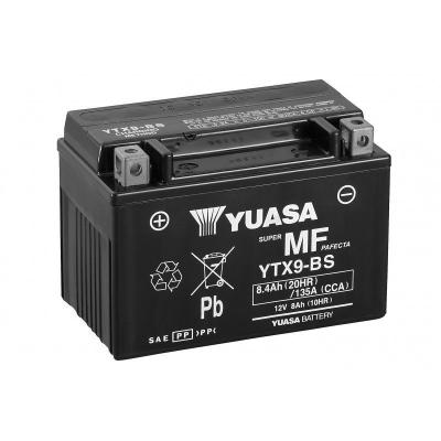 Yuasa - Batterie moto YTX9-BS 12V 8.4AH 135A