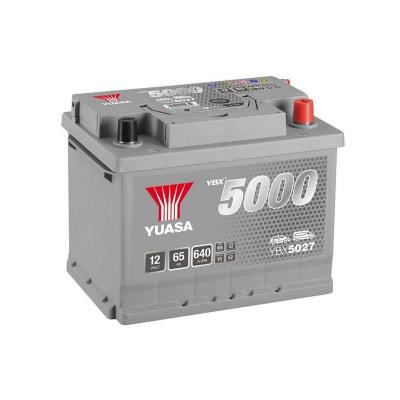 Yuasa - Batterie de d&eacute;marrage haute performance YBX5027 - Gris argent&eacute;