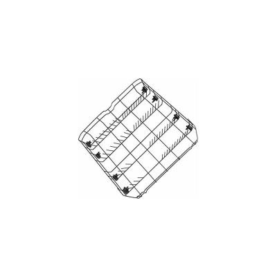 Beko - Panier inf&eacute;rieur pour Lave-vaisselle (52,5 x 52,8 x 12 cm) 1758972600