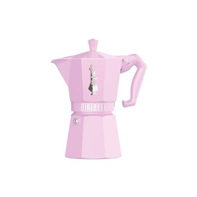 BIALETTI Cafeti&egrave;re italienne 6 tasses Rose Pastel - Moka Exclusive