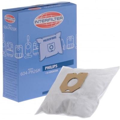 Bo&icirc;te de 5 sacs microfibres Aspirateur 35601433 PHILIPS, LG, BEKO,, NILFISK - 35779