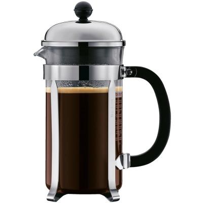 Cafeti&egrave;re chambord 8 tasses 1 l inox - Transparent - Bodum