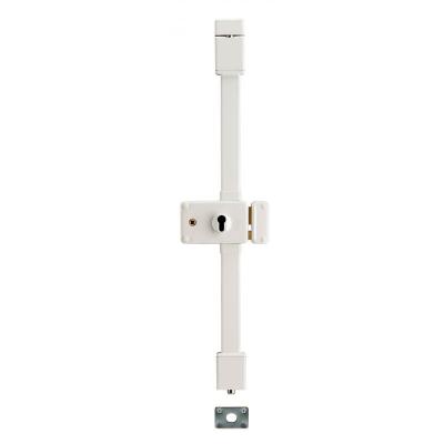 Serrure horizontale Horga - 3 points - CP &agrave; Fouillot - Droite - Blanche - 140X88 mm - 048316