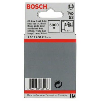 Bosch 2609200211 Lot De 1000 Clous Fins Type 53 11,4 X 0,74 X 10 Mm