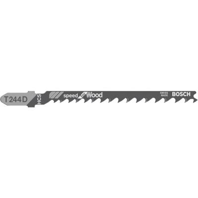Lames de scie sauteuse T 244 D Speed for Wood 100pc