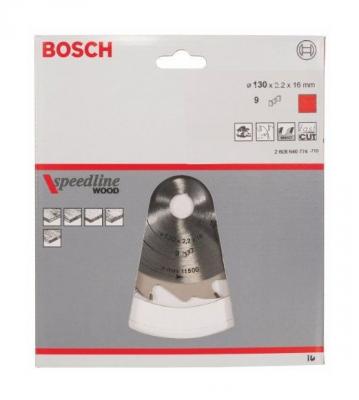 BOSCH Lame de scie circulaire Standard 130 x 16 x 2,2 mm 9 mm