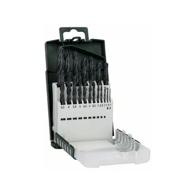 Bosch - 2609255131 Forets &agrave; m&eacute;taux hss-r, din 338, set de 19 pi&egrave;ces