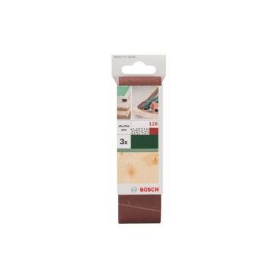 Lot de 3 bandes abrasives BOSCH, 40 x 305 mm, grains 120