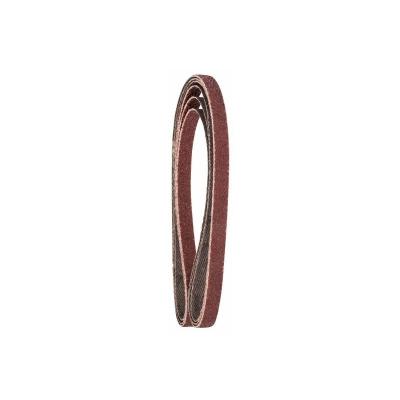 Bande abrasive 6x451 mm G120, RW, non perfor&eacute;, fixation &eacute;trier - 3 pi&egrave;ces
