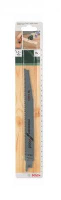 Jeu de 2 lames de scie sabre Bosch 2609256704 Hcs 182 mm