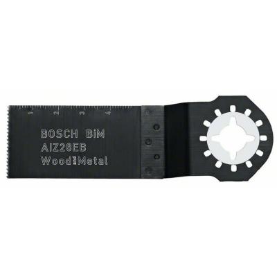 Bosch Lame de scie plongeante BIM AIZ 28 EB, Wood and Metal 50 x 28 mm