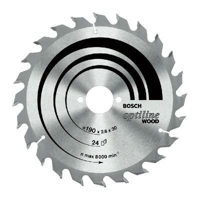 Lame de scie circulaire Optiline Wood 184 x 16 x 2,6 mm, 48 1pc