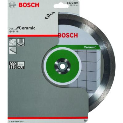 Disque diamant Bosch sp&eacute;cial c&eacute;ramique &Oslash;230 X22,2X2,4MM 2608602634