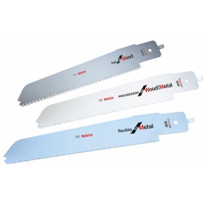 Bosch 1 Kit De 3 Lames De Scie &Eacute;go&icirc;ne Pour Bois Et M&eacute;tal - Bosch
