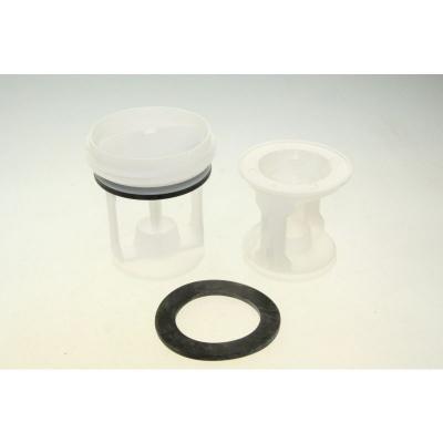 Bouchon blanc pompe askoll/plaset pour lave linge Indesit