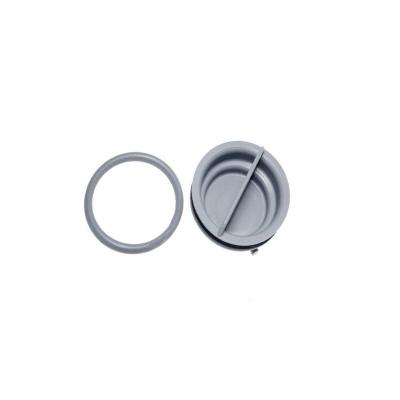 Bouchon gris RAL7001 electroc. eos pour lave vaisselle Scholtes