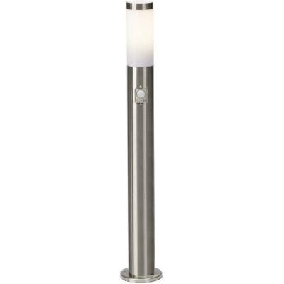 Potelet avec d&eacute;tecteur ext&eacute;rieur e27 max 10W inox Chorus BRILLIANT