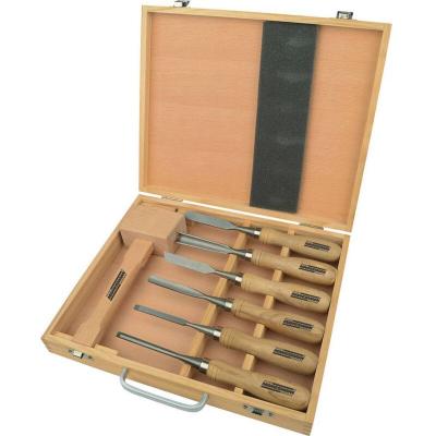 Br&uuml;der Mannesmann Ensemble doutils de sculpture en bois 7 pcs 66107