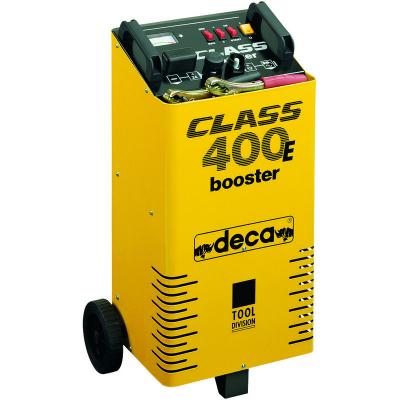 DECA CB400E Chargeur D&eacute;marreur 12/24 V 500 AH sur Roues, Jaune