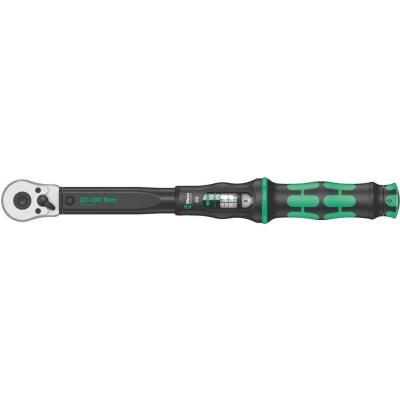 Wera Tools Click-Torque C 2, Cl&eacute; &agrave; pipe, 1 pi&egrave;ce(s), Noir, Vert