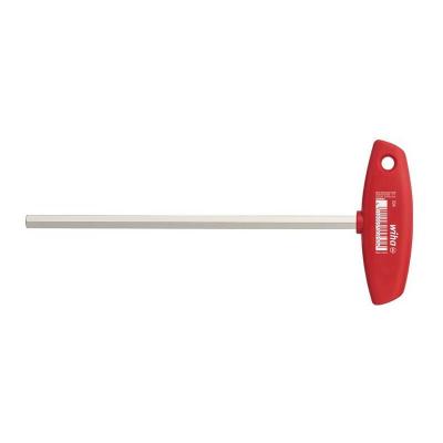 Wiha Cl&eacute; m&acirc;le six pans avec manche en T (334) 5 mm, 100 mm - 00916
