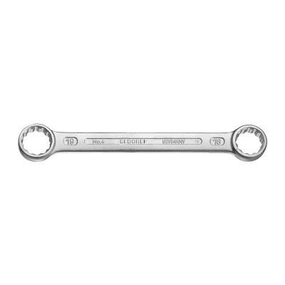 Cl&eacute; polygonale double 4 8 x 9 mm 114 mm droit Gedore 6053010