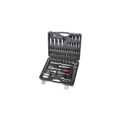 Coffret cl&eacute;s &agrave; douilles PRO chrome vanadium 94 pi&egrave;ces