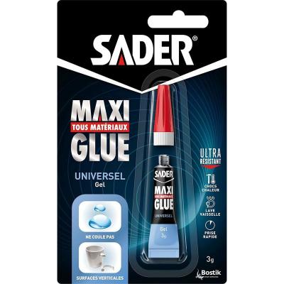 Colle Maxi Glue tous mat&eacute;riaux universel gel - transparent - 3 g