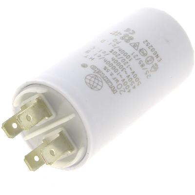 Condensateur 20&micro;f 450v pour Lave-linge Wolf