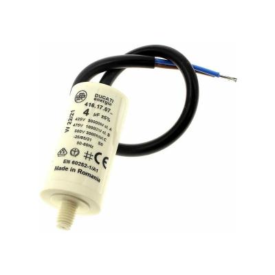 Condensateur 4&micro;f 450v a fils pour Refrigerateur Whirlpool