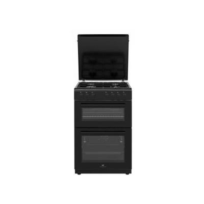 Cuisiniere gaz CONTINENTAL EDISON CEDF6060B1 4 feu L60 P60 H90 cm Noir 
