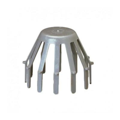 GIRPI Crapaudine Gris PVC D.80mm