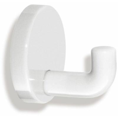Crochet simple 477.90.010 45mm PA blanc 99 D.50mm HEWI