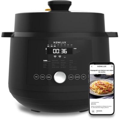 Mijoteuse el&eacute;ctrique programmable smartchef v600 6l noir