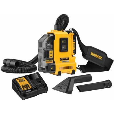 DeWalt - Aspirateur portable XR 18V 2Ah Li-Ion Brushless d&eacute;bit d'air maxi 9 l/sec avec coffret TSTAK