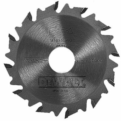 DT1306-QZ - Hoja de sierra para ensambladora 102mm